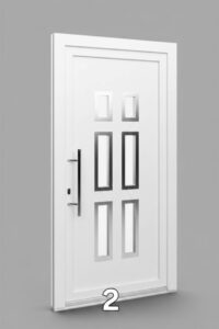 Model 2 witte voordeur
