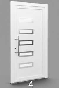 Model 4 witte voordeur