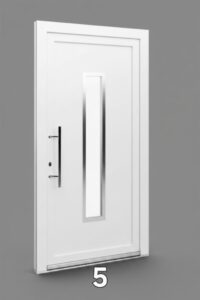 Model 5 witte voordeur