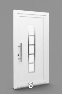 Model 6 witte voordeur