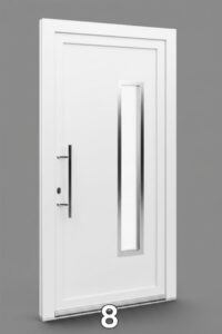 Model 8 witte voordeur