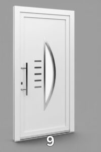 Model 9 witte voordeur